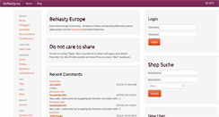 Desktop Screenshot of benasty.eu